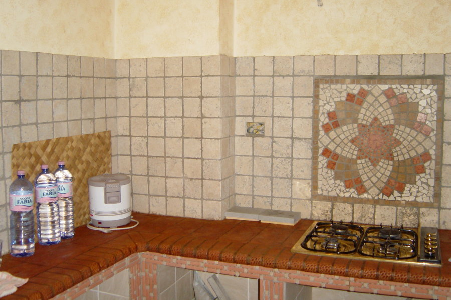 Cucina in vera muratura (PP-CM001)