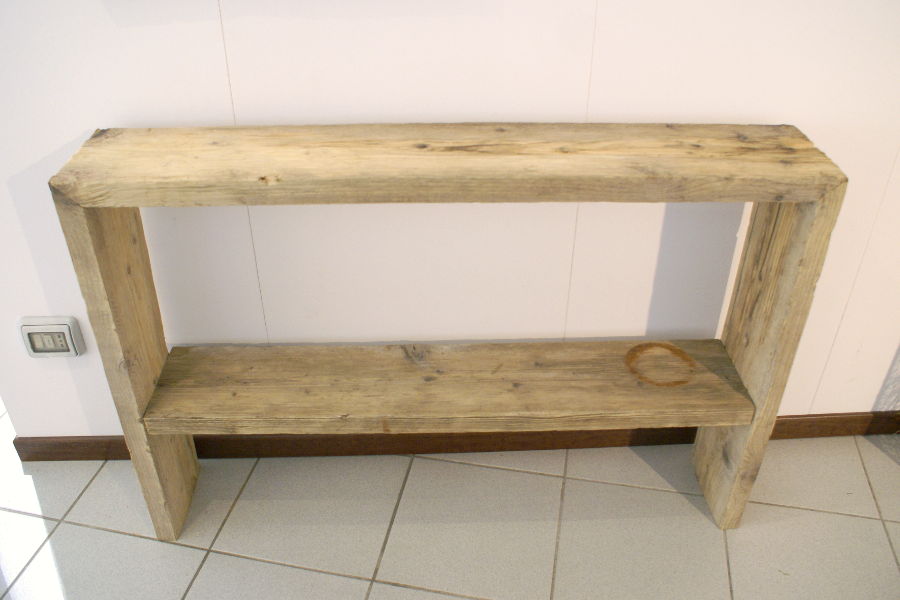 Consolle in legno di recupero (XN-CON001)