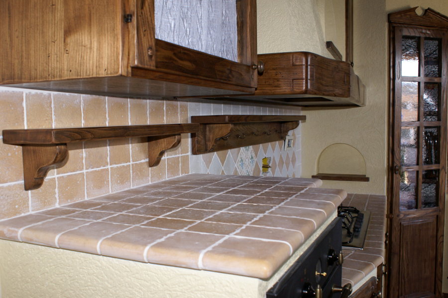 Cucina in finta muratura (PP-CFM013)