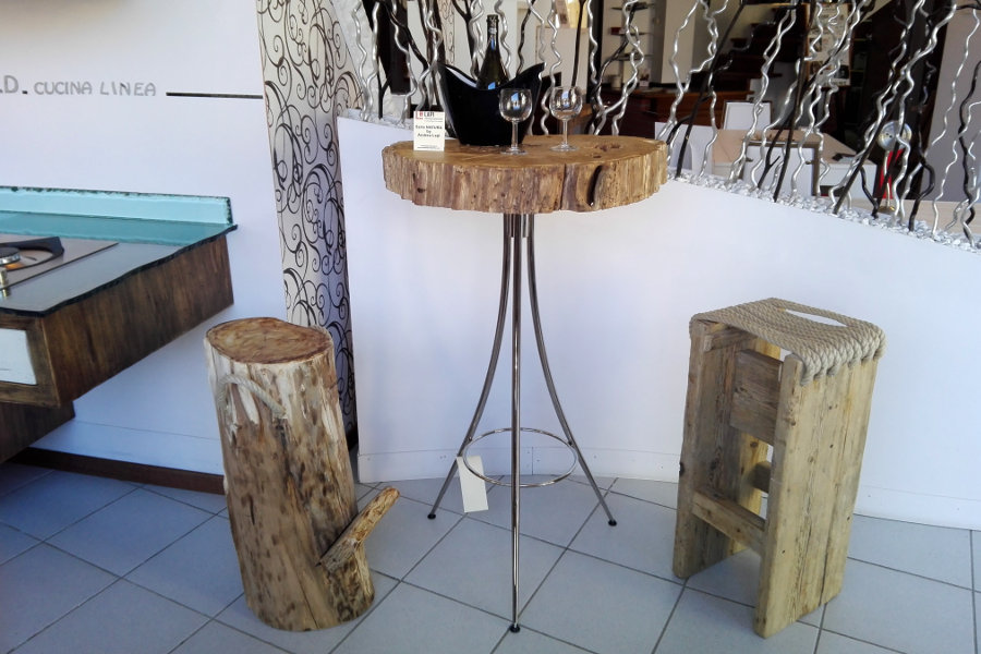 Tavolo fisso in legno di recupero (XN-TAV007)
