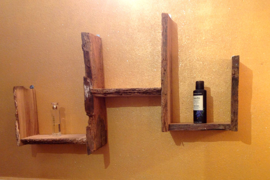 Mensola in legno di recupero (XN-MEN007)