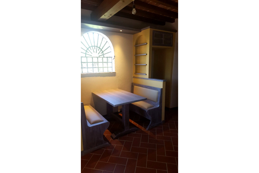 Cucina in finta muratura a campione colore (PP-CFM031)