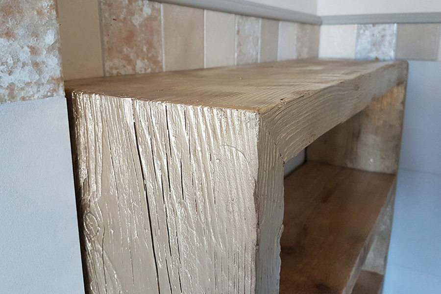 Libreria in legno di recupero (XN-LIB010)