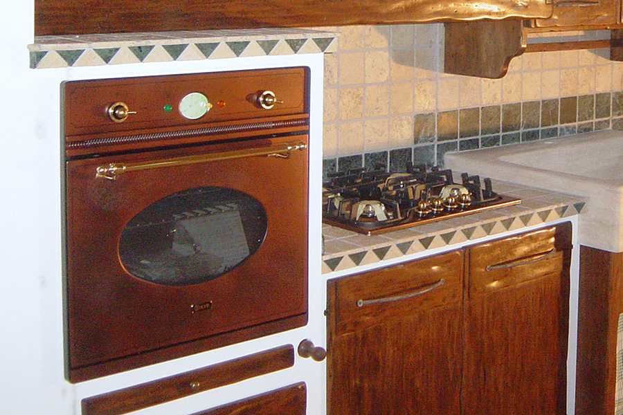 Cucina in finta muratura (PP-CFM037)