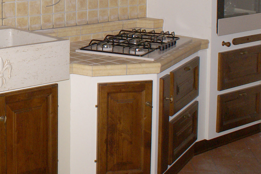 Cucina in finta muratura (PP-CFM041)