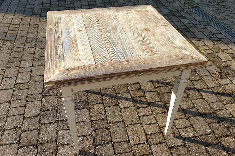 Tavolo a libro in legno di recupero