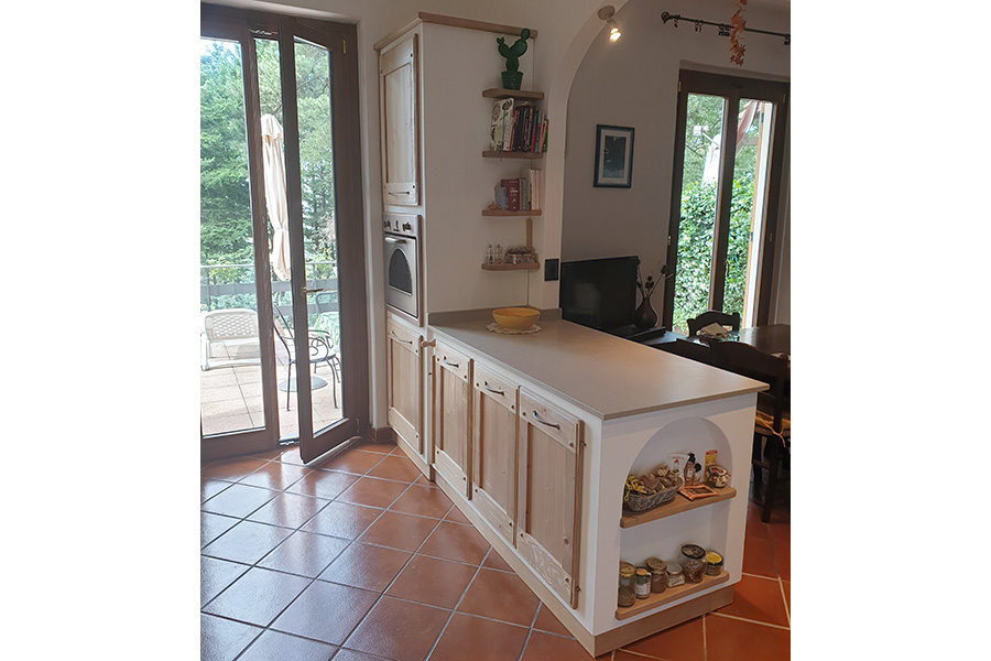 Cucina in muratura (fintamuratura) (PP-CFM045)