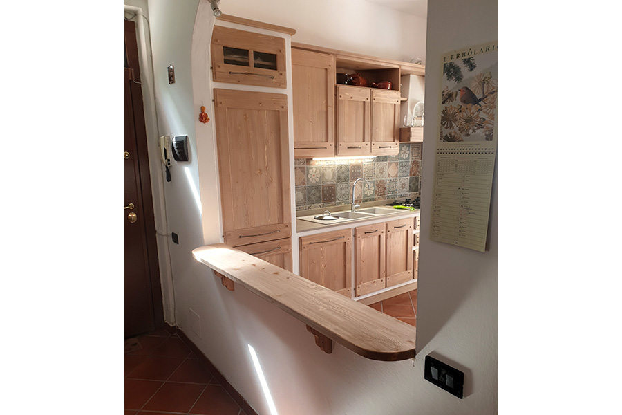 Cucina in muratura (fintamuratura) (PP-CFM045)