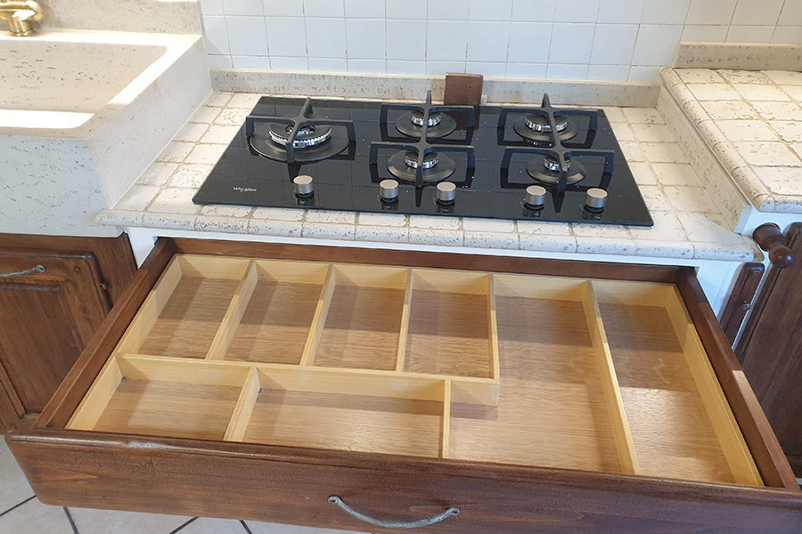 Cucina su misura in finta muratura (PP-CFM047)