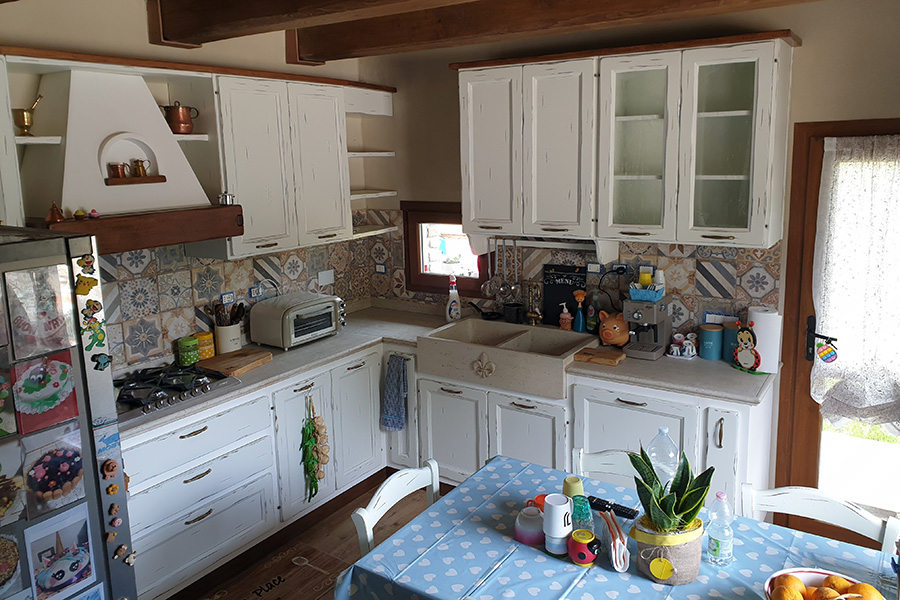 Cucina in finta muratura (PP-CFM050)