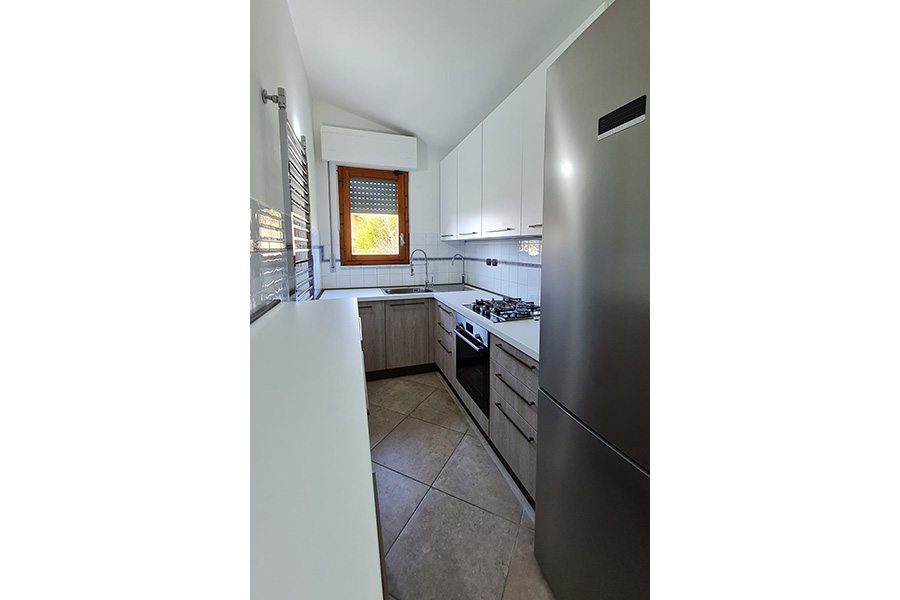 Cucina moderna spazi ottimizzati