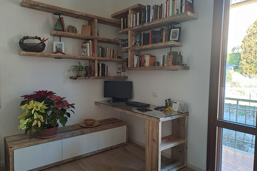 Composizione in legno di recupero XT-COM022