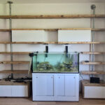 Composizione in legno di recupero e ferro (XT-COM018a)