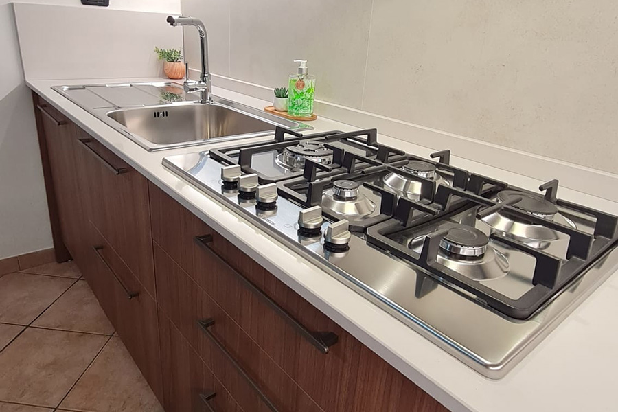 Cucina moderna ante in PET