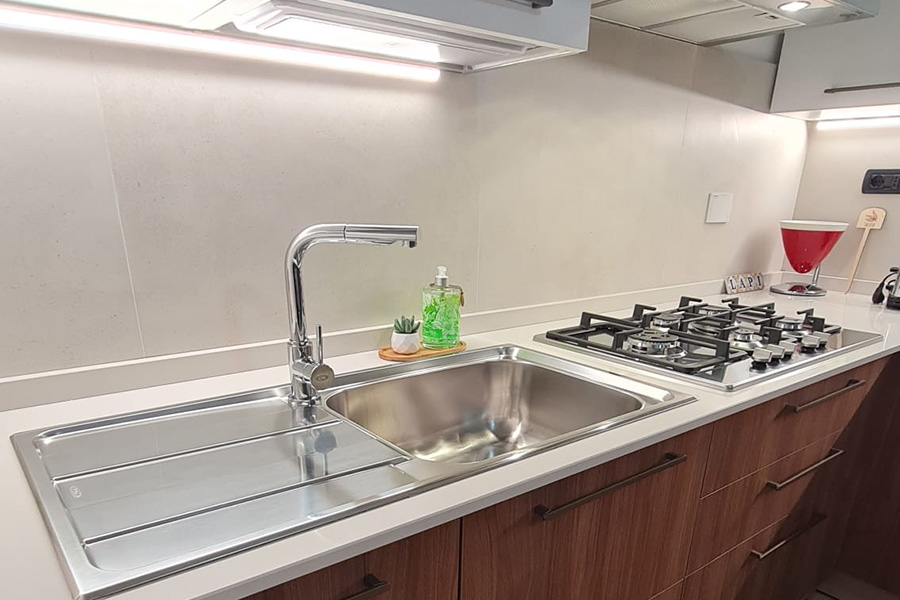 Cucina moderna ante in PET