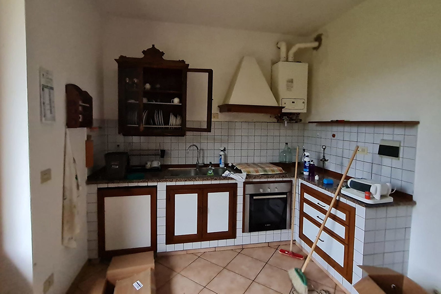 Cucina moderna ante in PET