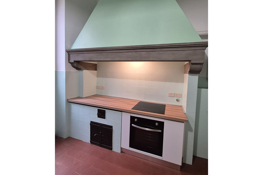 Nuovo top cucina esistente